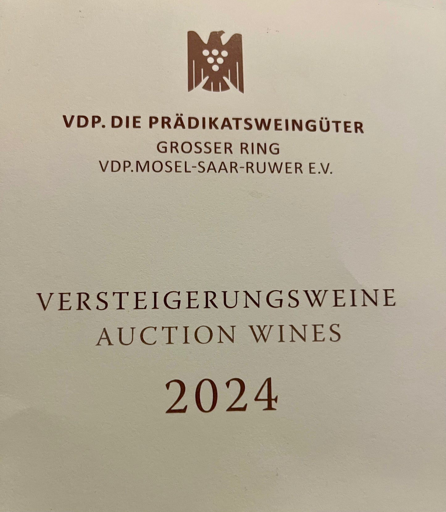 Ticket - SPECIAL - Versteigerungsweine der 137. VDP Prädikatswein Auktion am 31.01.2026
